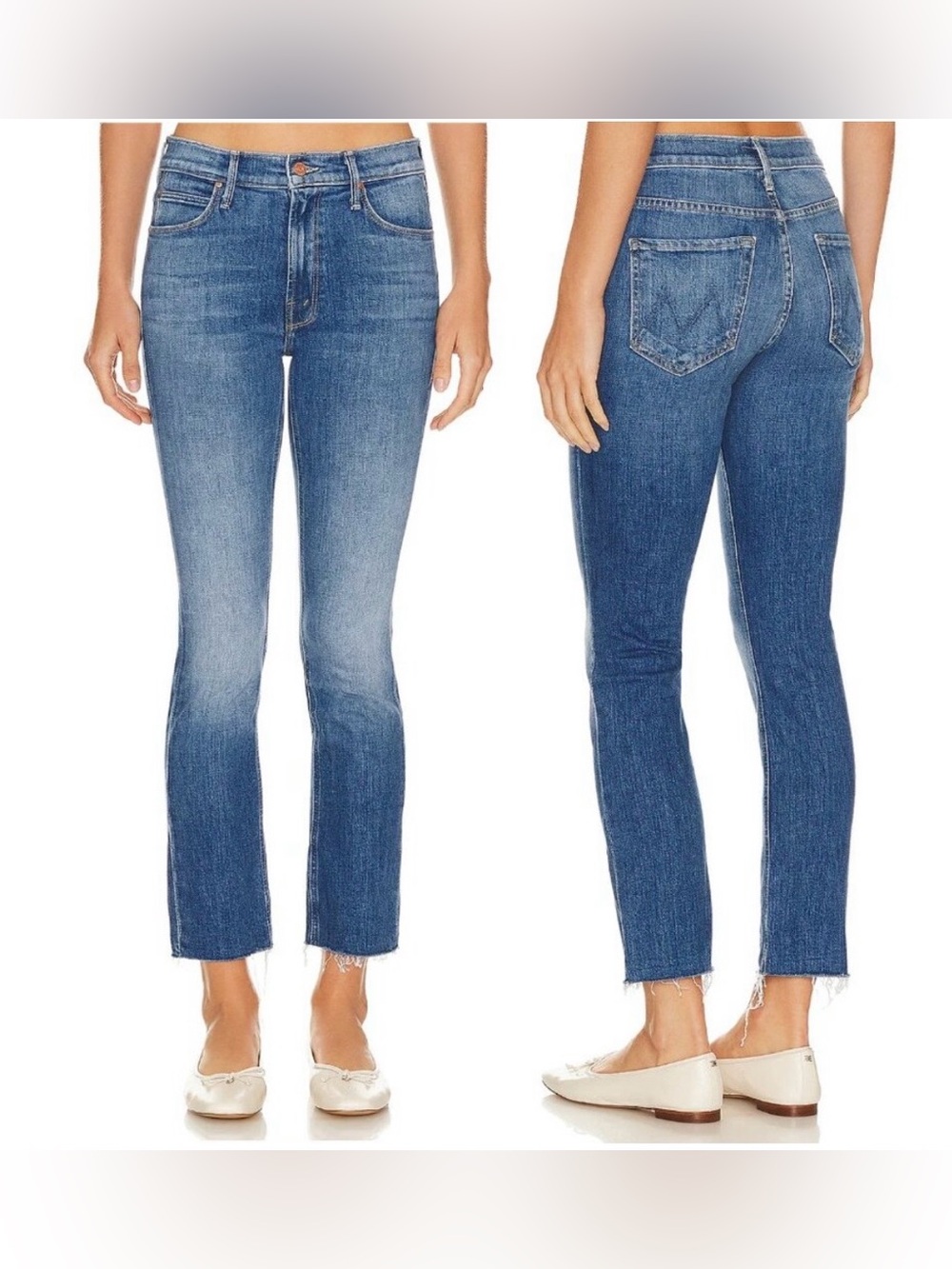 Mother mid rise Dazzler ankle jeans